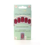 Plant Based Red Square Nail