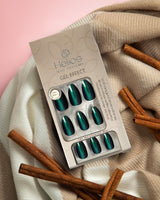 GEL EFFECT ARTIFICIAL NAILS - Stiletto Cateye 24PC